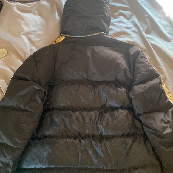 GG jacquard nylon padded jacket - Picture 6 of 6